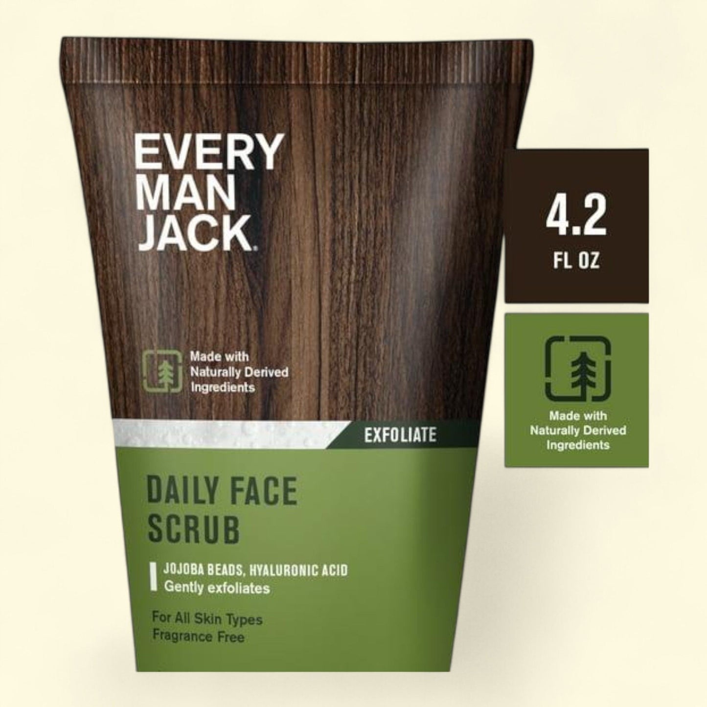 Every Man Jack Exfoliating Face Scrub, 4.2 oz