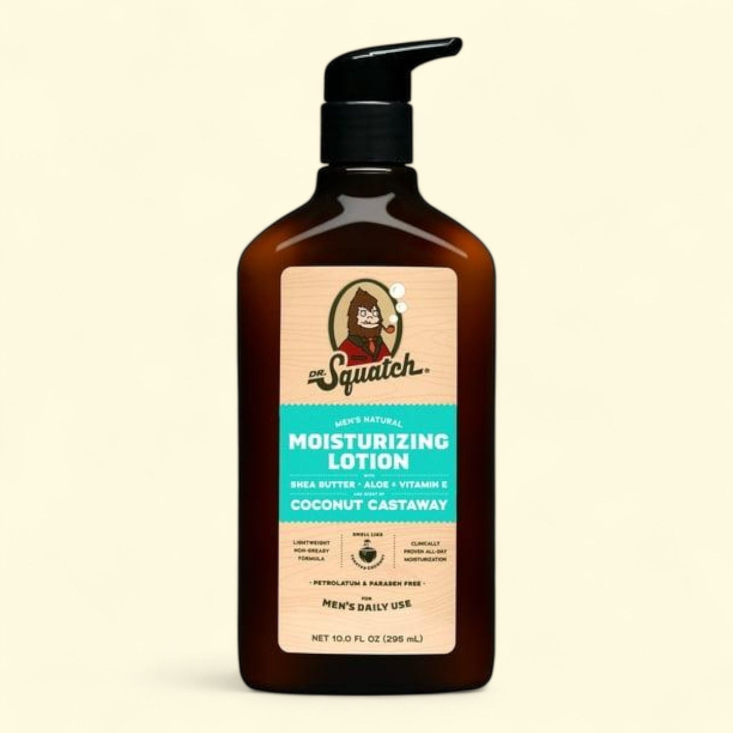 Dr. Squatch Coconut Castaway Hand & Body Lotion, 10 fl Oz
