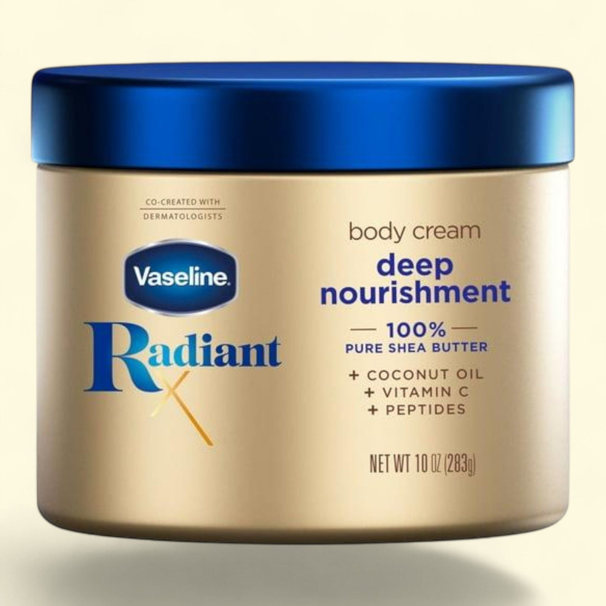 Vaseline Body Cream, Pure Shea Butter, Coconut, 10 oz — authentic US product shipped worldwide by Treatspree