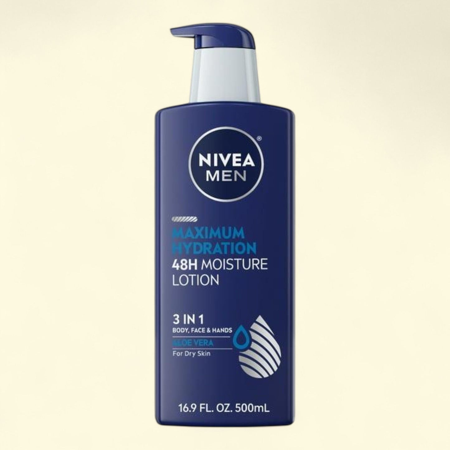 NIVEA MEN Body Lotion, Maximum Hydration 3-in-1, 16.9 fl oz