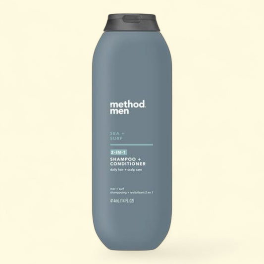 Method Men 2-in-1 Shampoo + Conditioner, Sea + Surf, 14 oz.