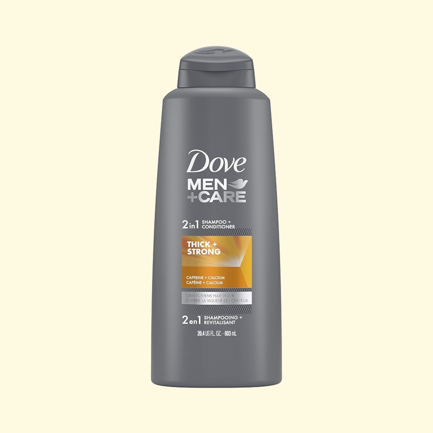 Dove Men+Care Thick and Strong 2-in-1 Shampoo and Conditioner, 20.4 fl oz