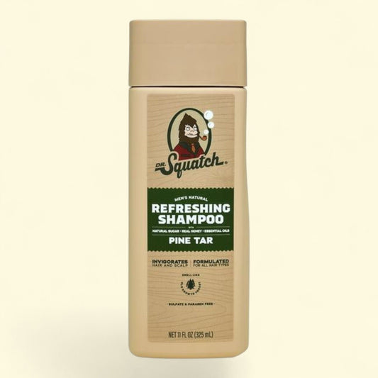 Dr. Squatch Pine Tar Hair Shampoo, 11 fl oz