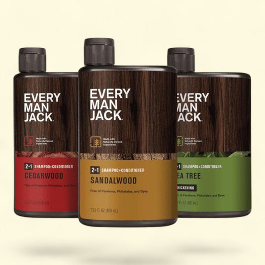 Every Man Jack Men's 2-in-1 Shampoo + Conditioner, 13.5oz