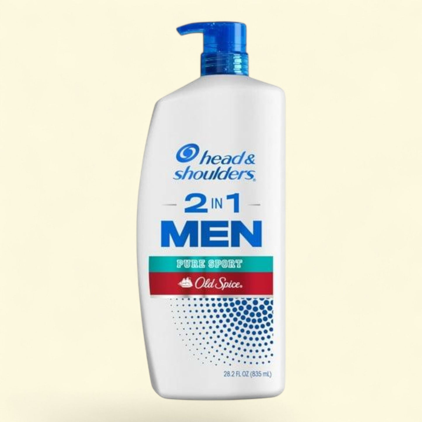 Head & Shoulders Men's 2 in 1 Dandruff Shampoo and Conditioner, Old Spice Pure Sport, 28.2 fl oz