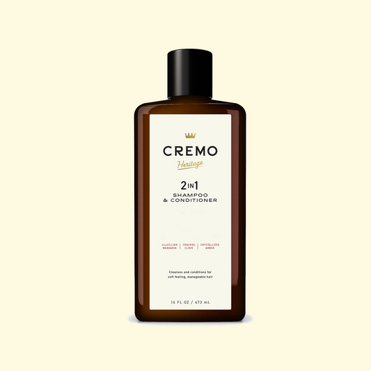 Cremo Heritage 2-in-1 Men's Shampoo & Conditioner, 16 fl oz