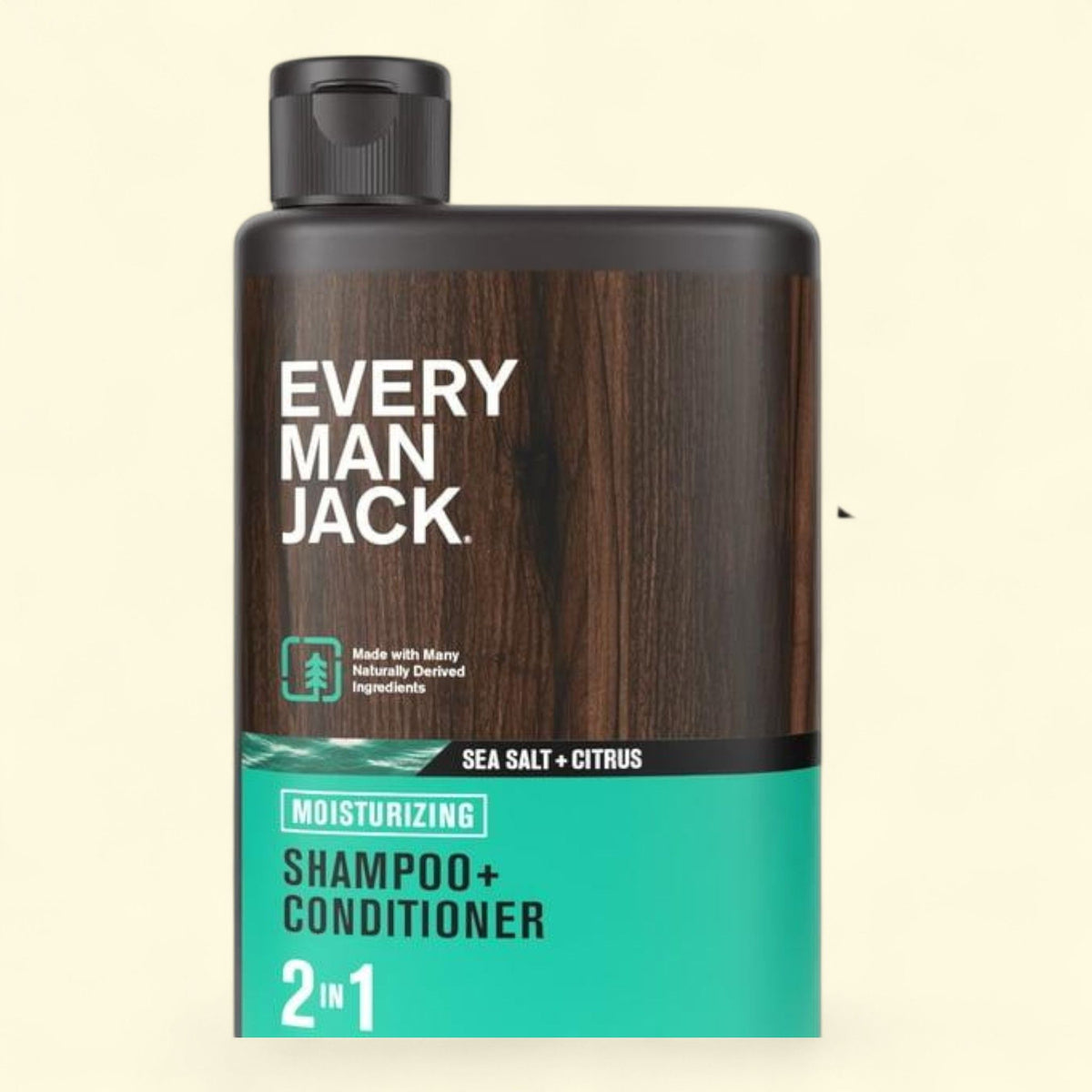 Every Man Jack Sea Salt 2-in-1 Shampoo + Conditioner, 13.5 oz — authentic US product shipped worldwide by Treatspree