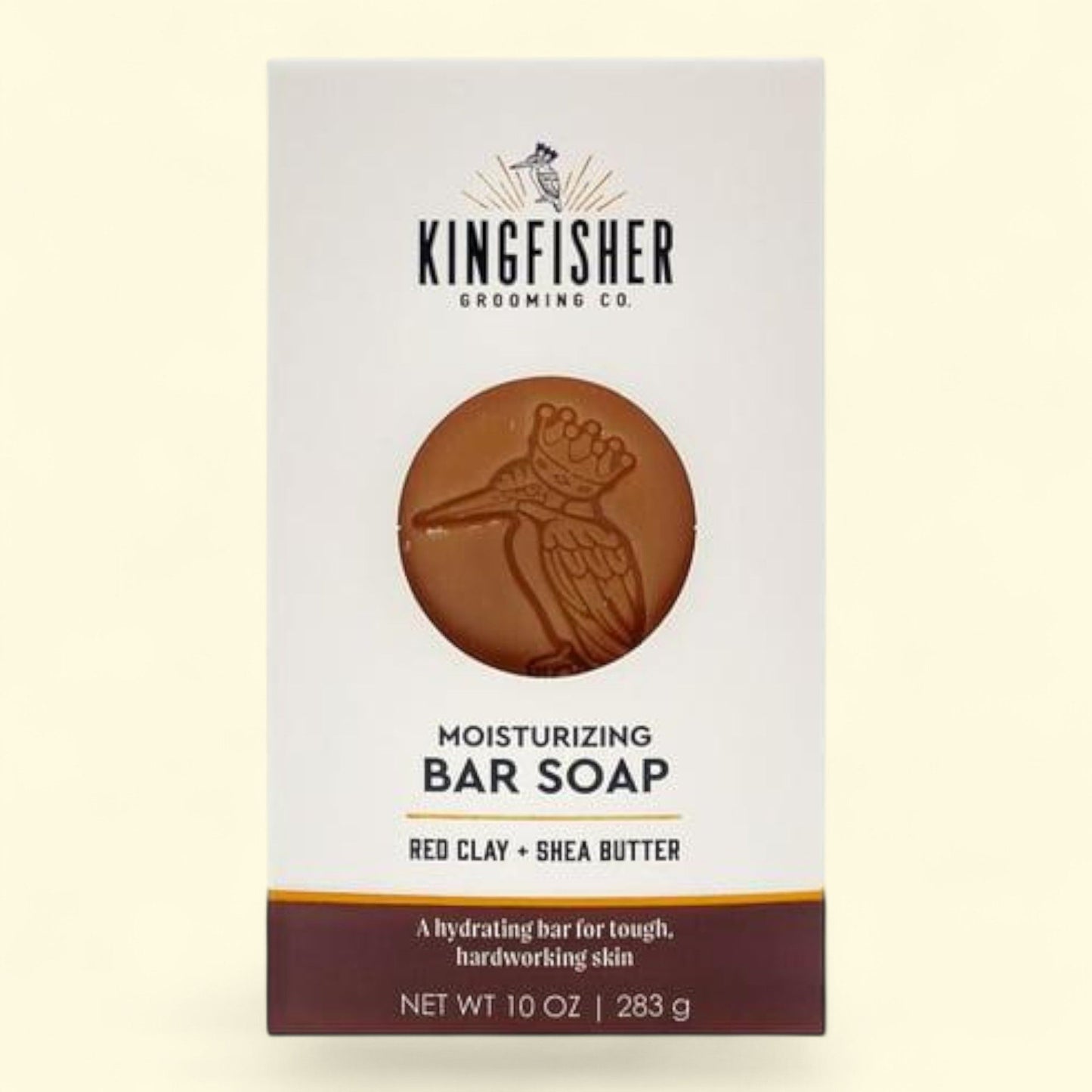 Kingfisher Co. Men's Moisturizing Bar Soap, Bourbon and Maple, 10 oz — authentic US product shipped worldwide by Treatspree