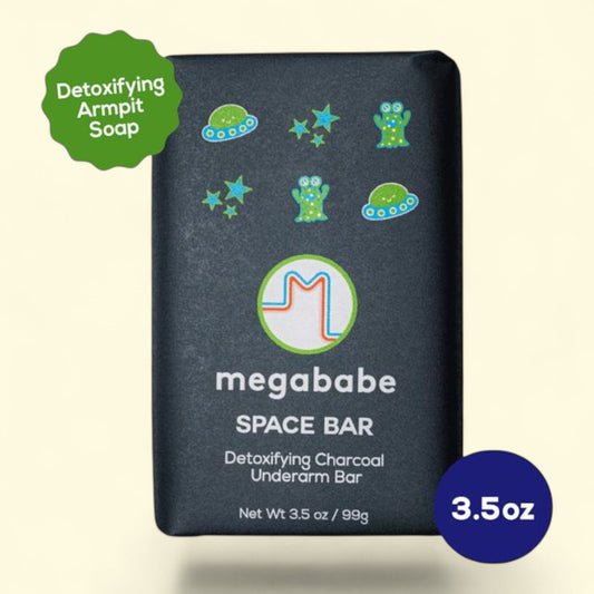 Megababe Space Bar Underarm Bar Soap, 3.5 oz