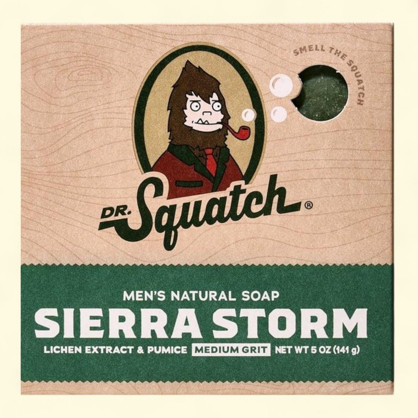 Dr. Squatch Bar Soap, Sierra Storm, 5 oz