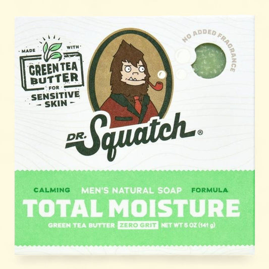 Dr. Squatch Green Tea Butter Bar Soap for Men, 5 oz