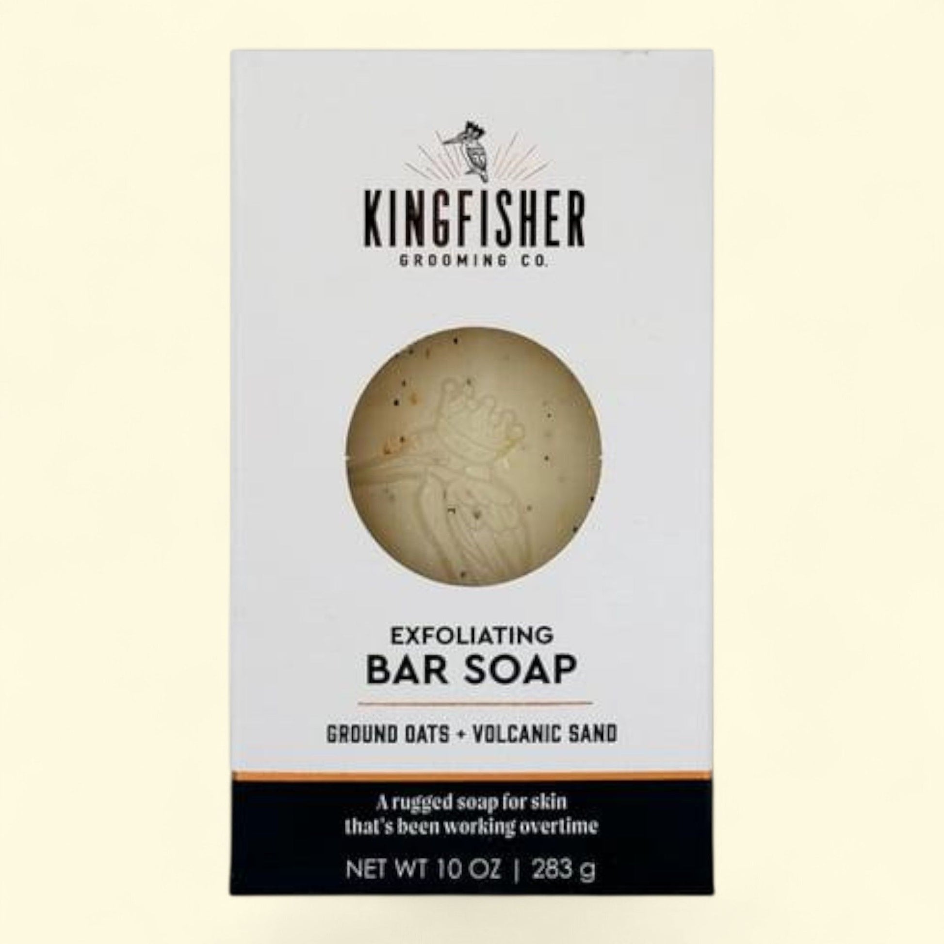 Kingfisher Co. Men's Exfoliating Bar Soap, Sandalwood and Black Pep... — authentic US product shipped worldwide by Treatspree