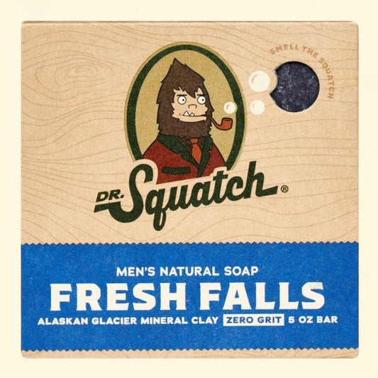 Dr. Squatch Fresh Falls Bar Soap, 5 oz