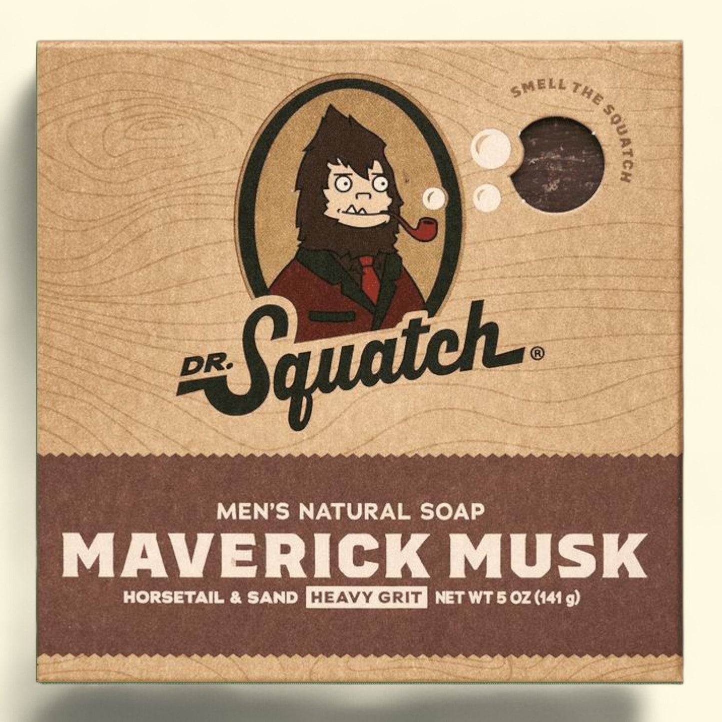 Dr. Squatch Bar Soap, Maverick Musk, 5 oz