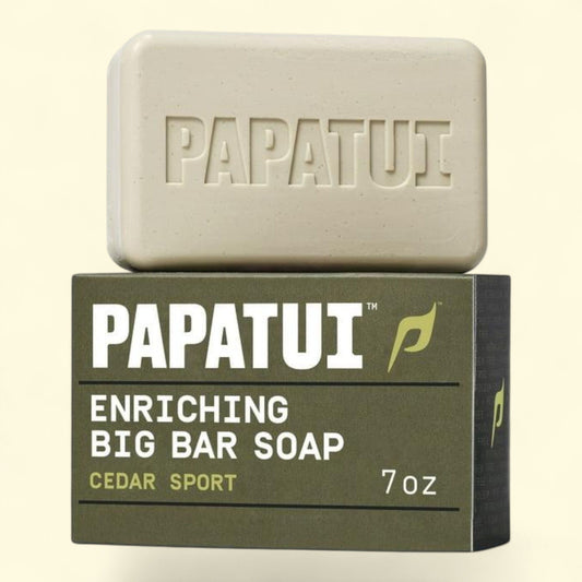 Papatui Men's Bar Soap, Cedar Sport, 7 oz