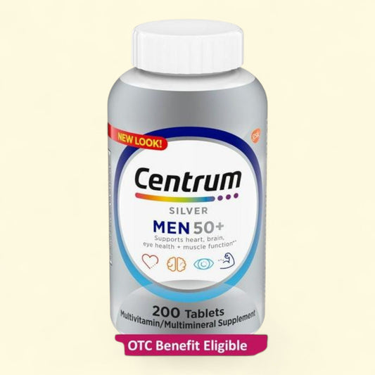 Centrum Silver Men's 50 Plus Multivitamin, 200 Count