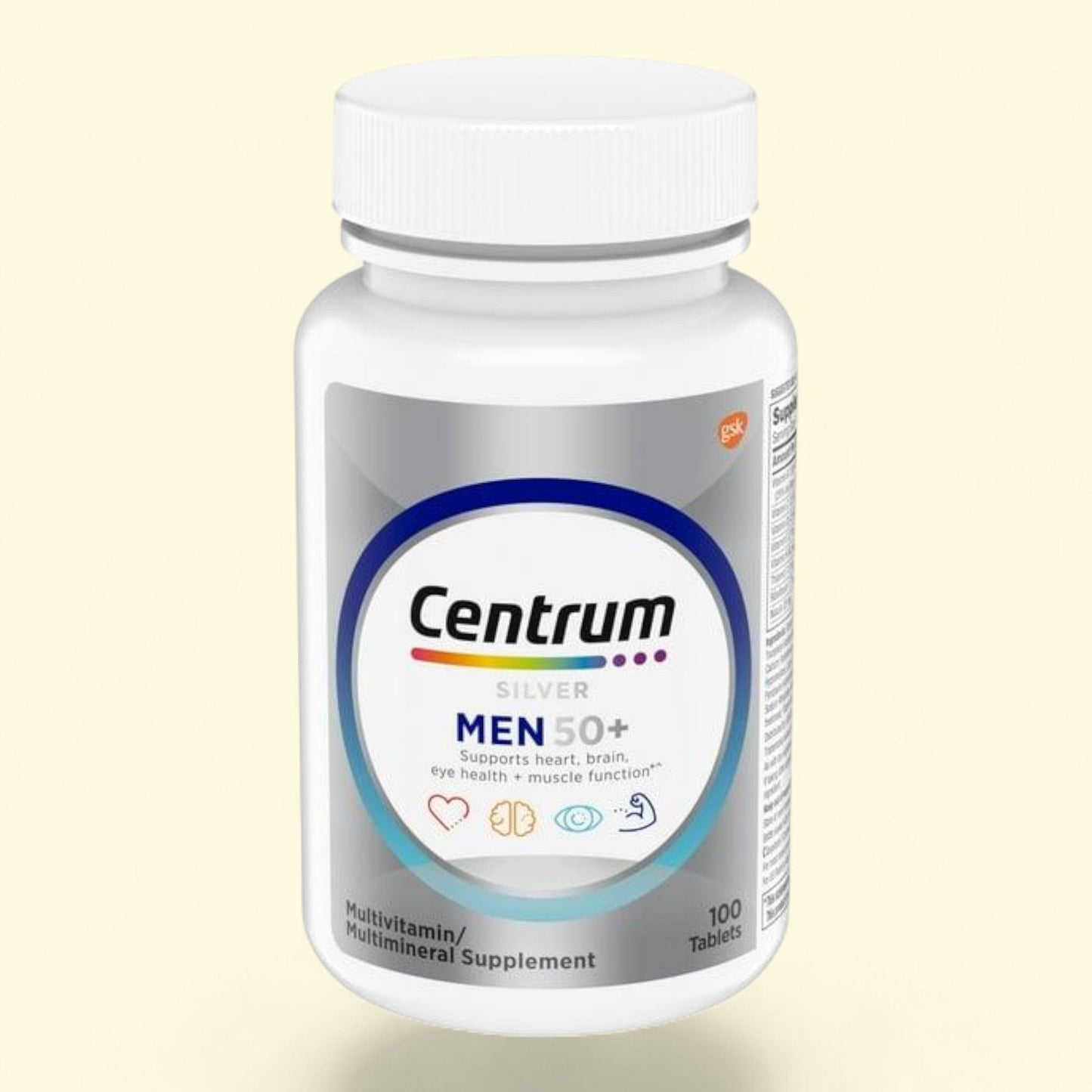 Centrum Silver Men's 50 Plus Multivitamin, 100 Count