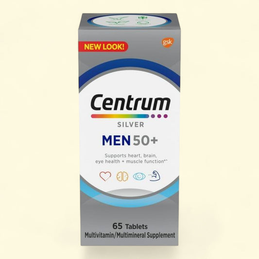 Centrum Silver Men's 50 Plus Multivitamin, 65 Count