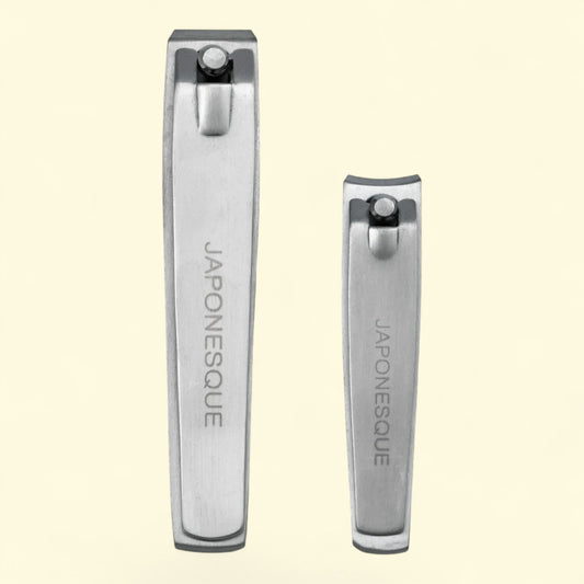 Japonesque Fingernail & Toenail Clippers, Stainless Steel, Adults, 2 counts