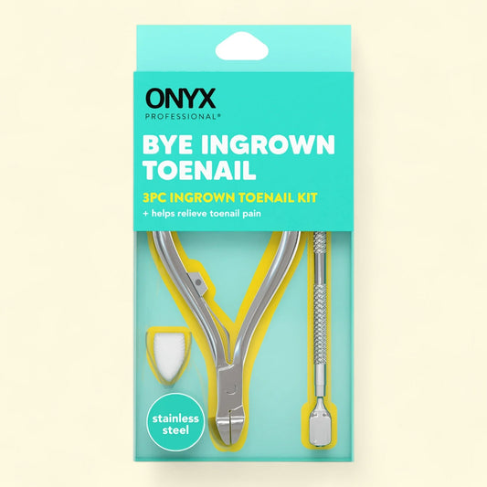 Onyx Professional Ingrown Toenail Kit, Silver, 3 Pieces
