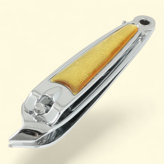 Unique Bargains Nail Trimmers, Stainless Steel, Slanted, Orange, 1 piece