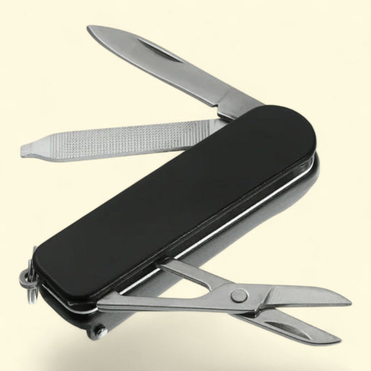 Unique Bargains Nail Clippers, 1 Pcs, Black Stainless Steel, 1 piece