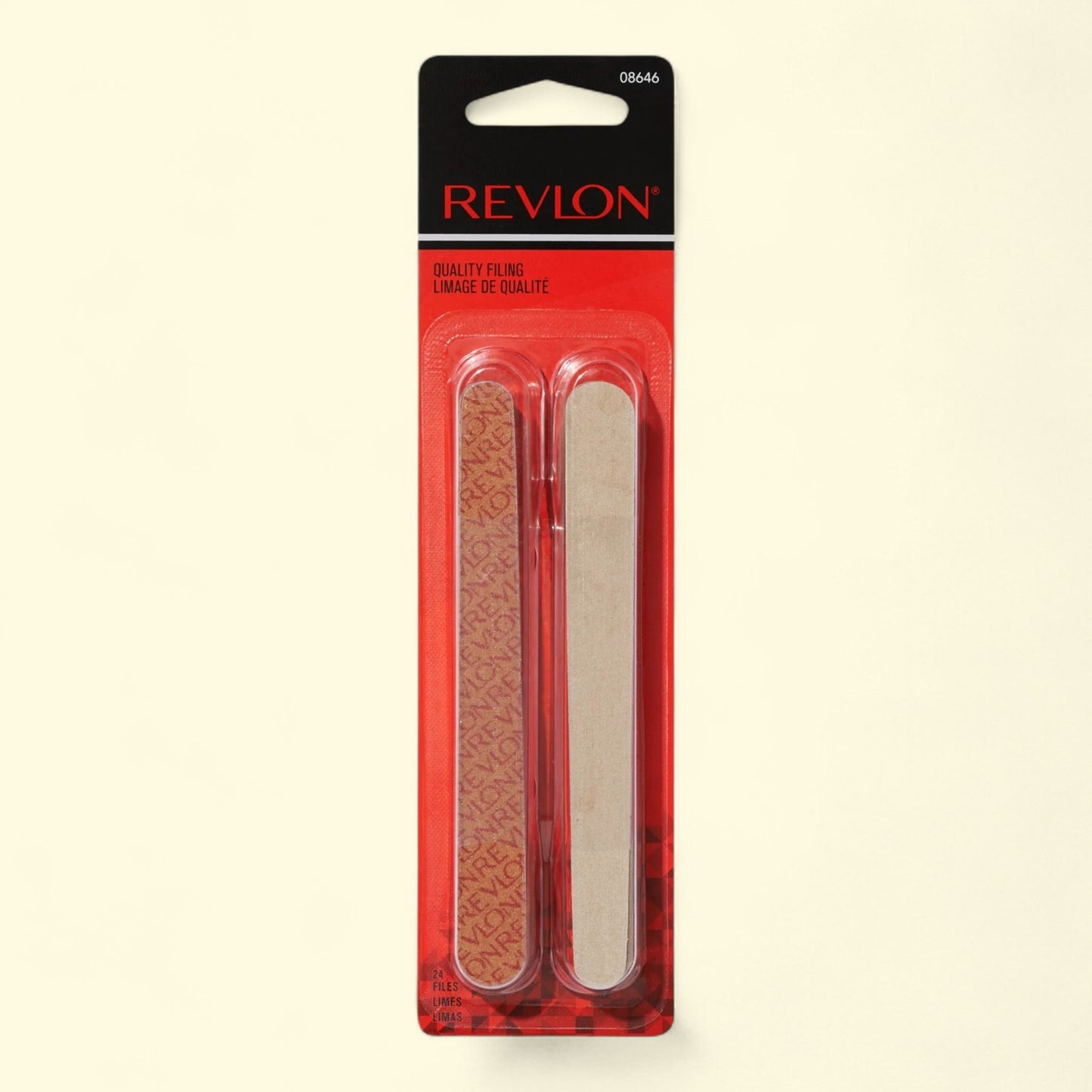 Revlon Nail File, Dual Sided Emery Board, 24 count