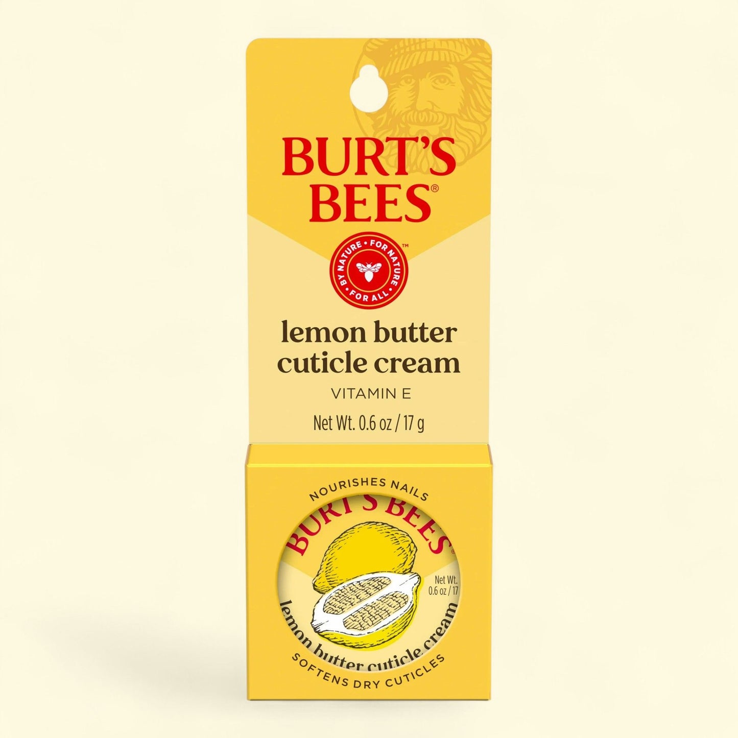 Burt's Bees Lemon Butter Cuticle Cream, 0.6 oz