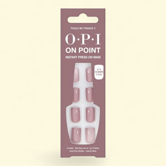 OPI Instant Press On Nails, Tickle My France-y, 24 Pieces — authentic US product shipped worldwide by Treatspree
