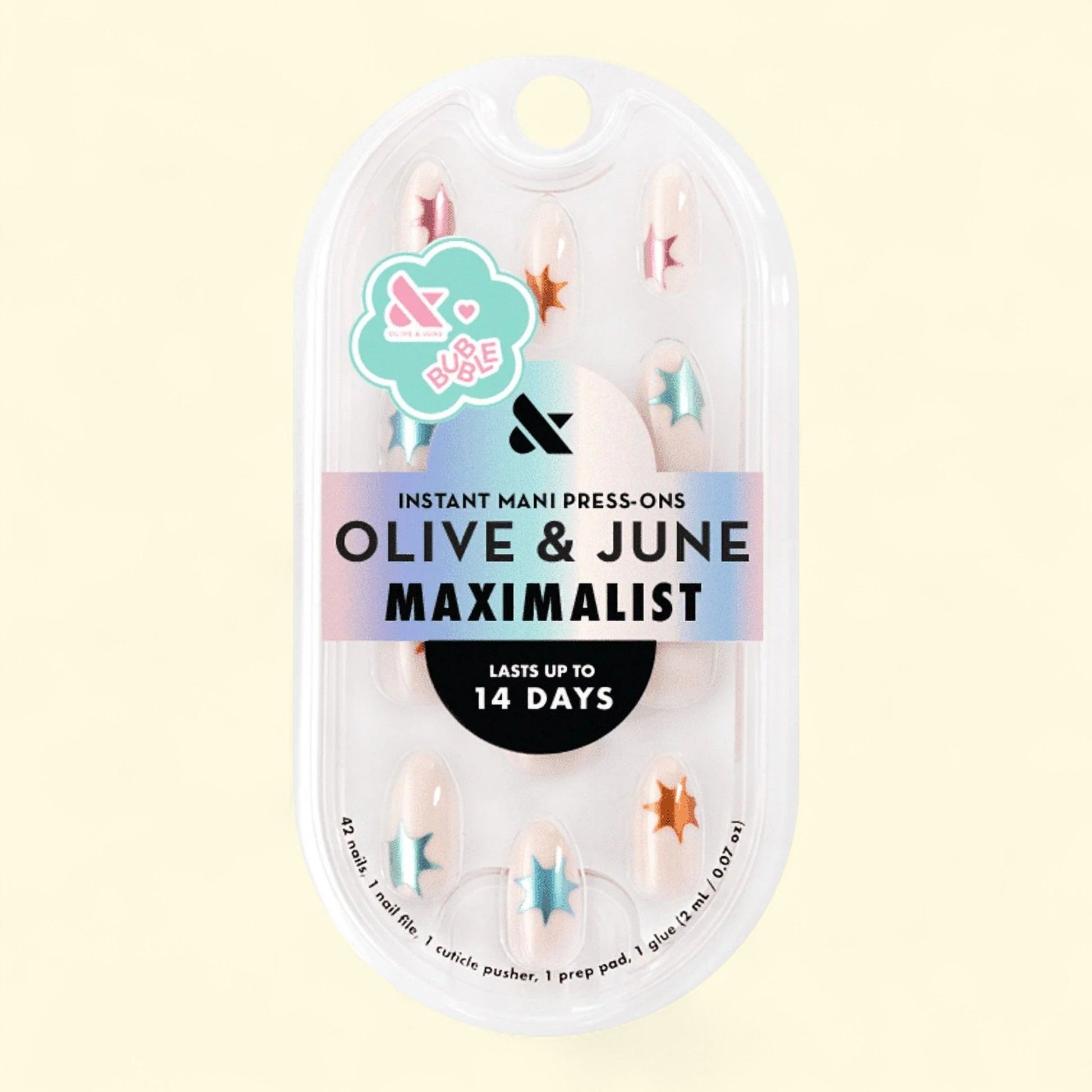 Olive & June Instant Mani Press-on Nails, Medium Almond, 42 Pieces — authentic US product shipped worldwide by Treatspree