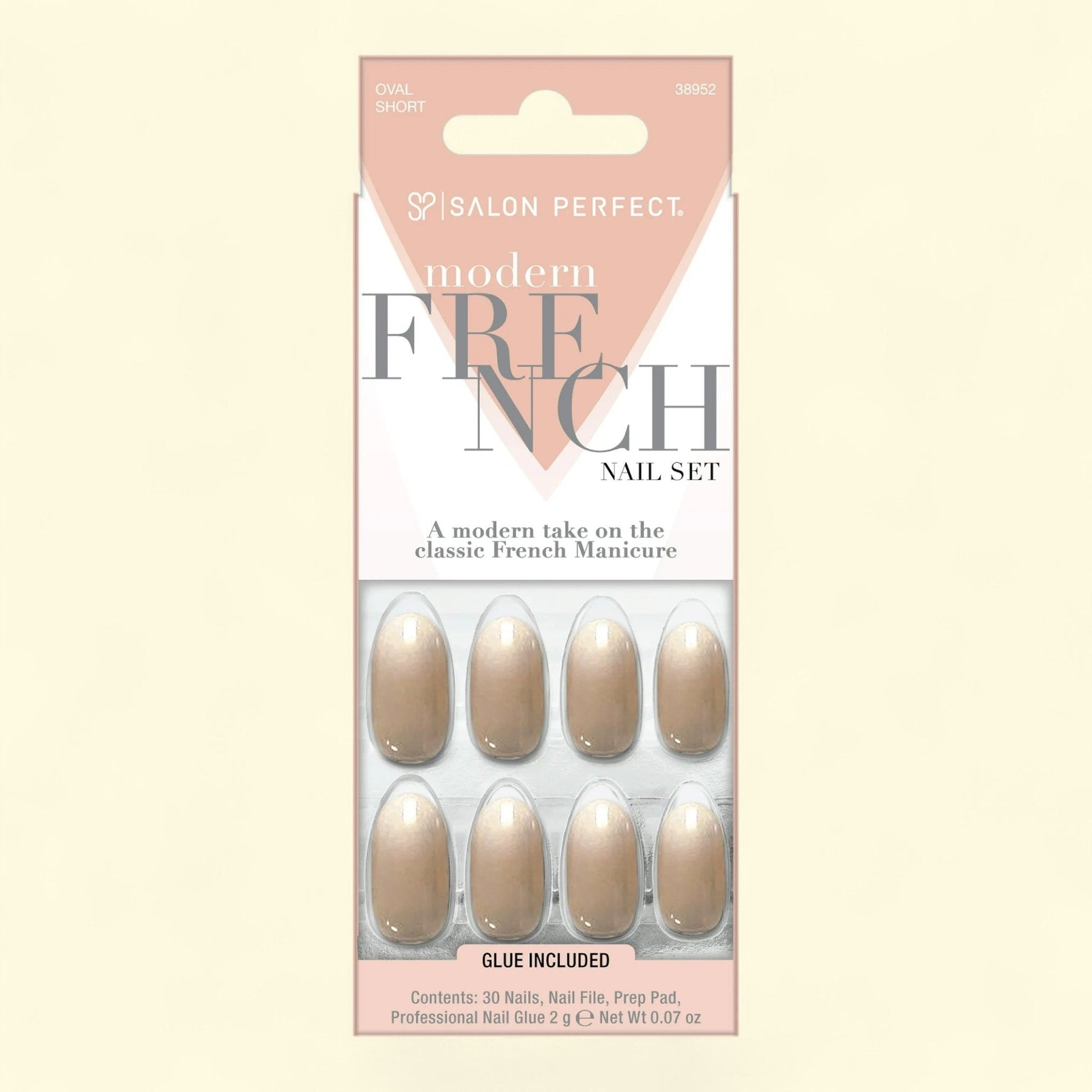 Salon Perfect Press-on Nails, 178 Modern French White Ombre, 30 Pieces — authentic US product shipped worldwide by Treatspree