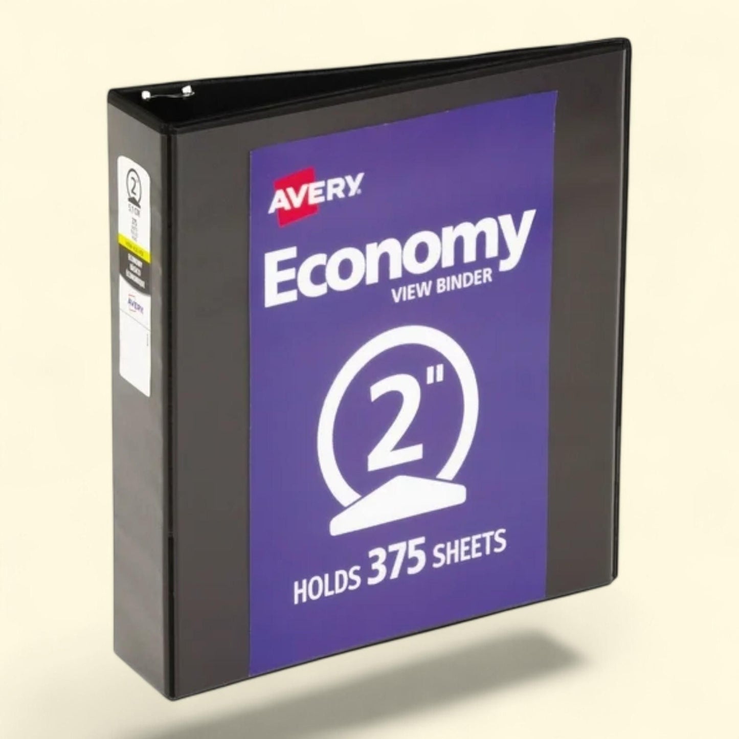 Avery Economy View Binder, 2", Black, 11 x 8.5
