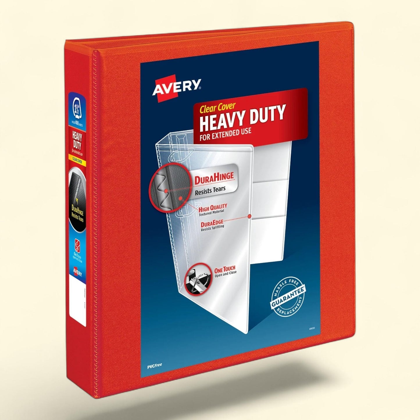 Avery Heavy Duty View Binder, 1.5", Red, Slant Ring, One-Touch, 375... — authentic US product shipped worldwide by Treatspree