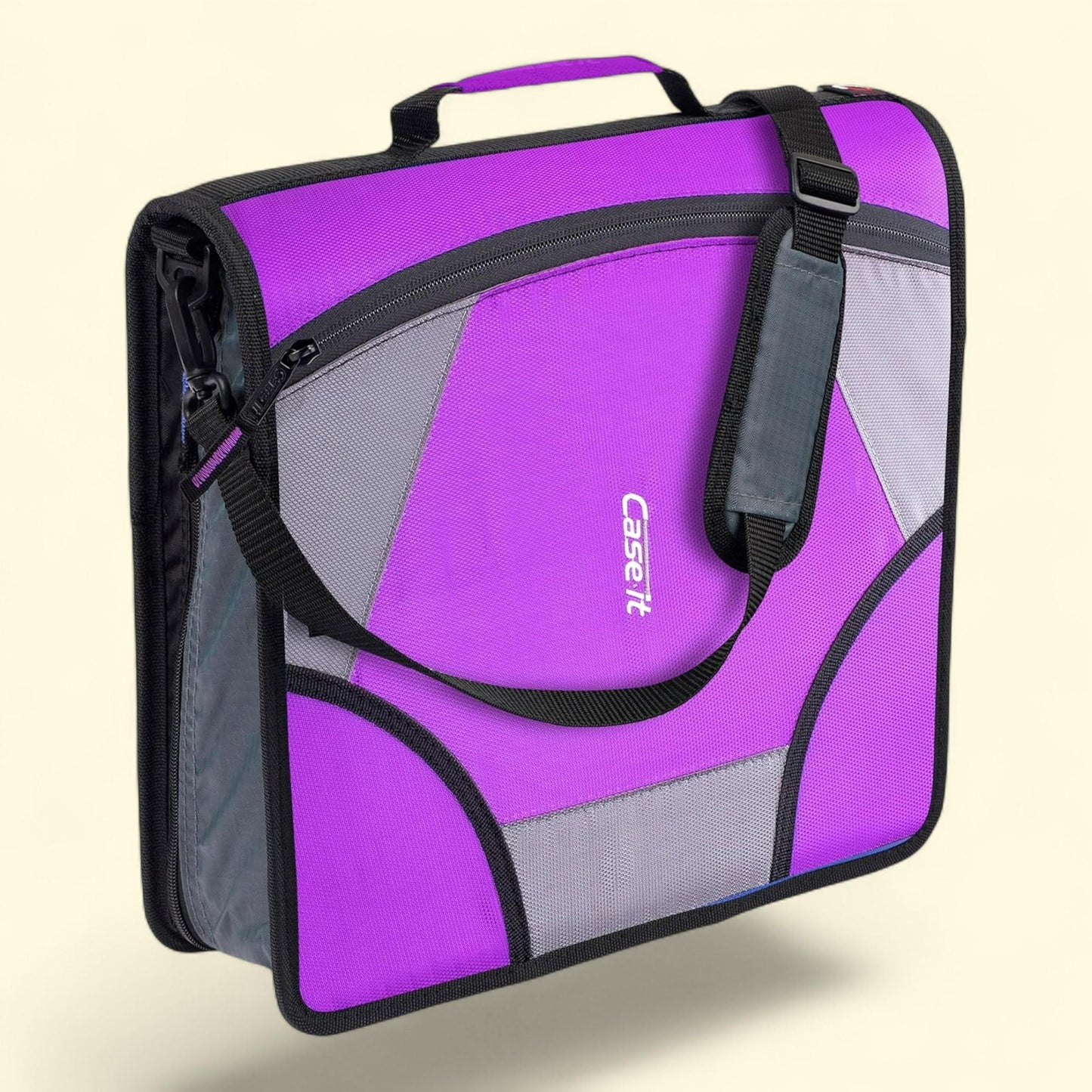 Case it Mighty Zip Tab Binder, King Size, 4" Capacity, 11 X 8.5, Pu... — authentic US product shipped worldwide by Treatspree