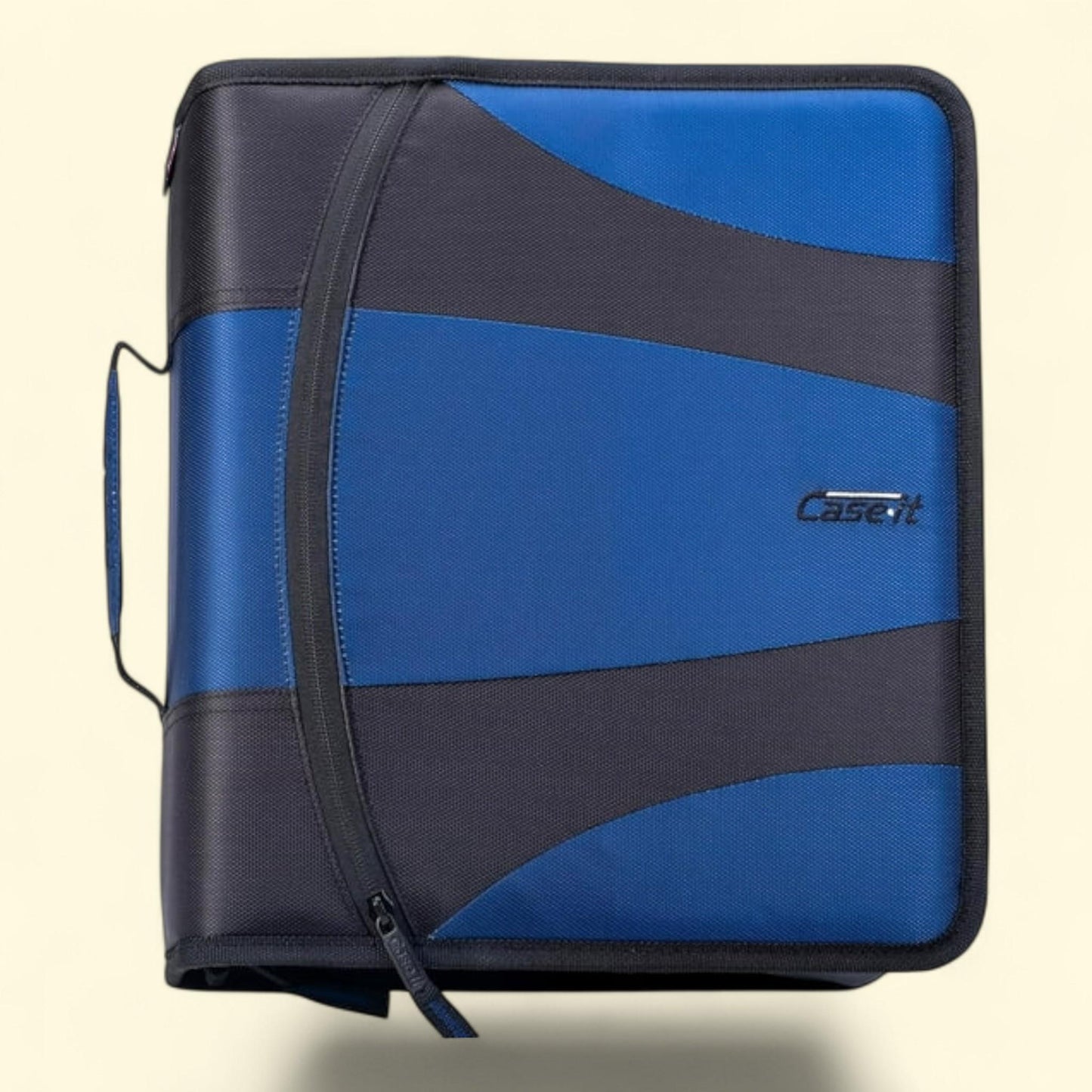 Case-it Dual 2.0 Zipper Binder, 2 Inch D-Rings, Blue Dual-301