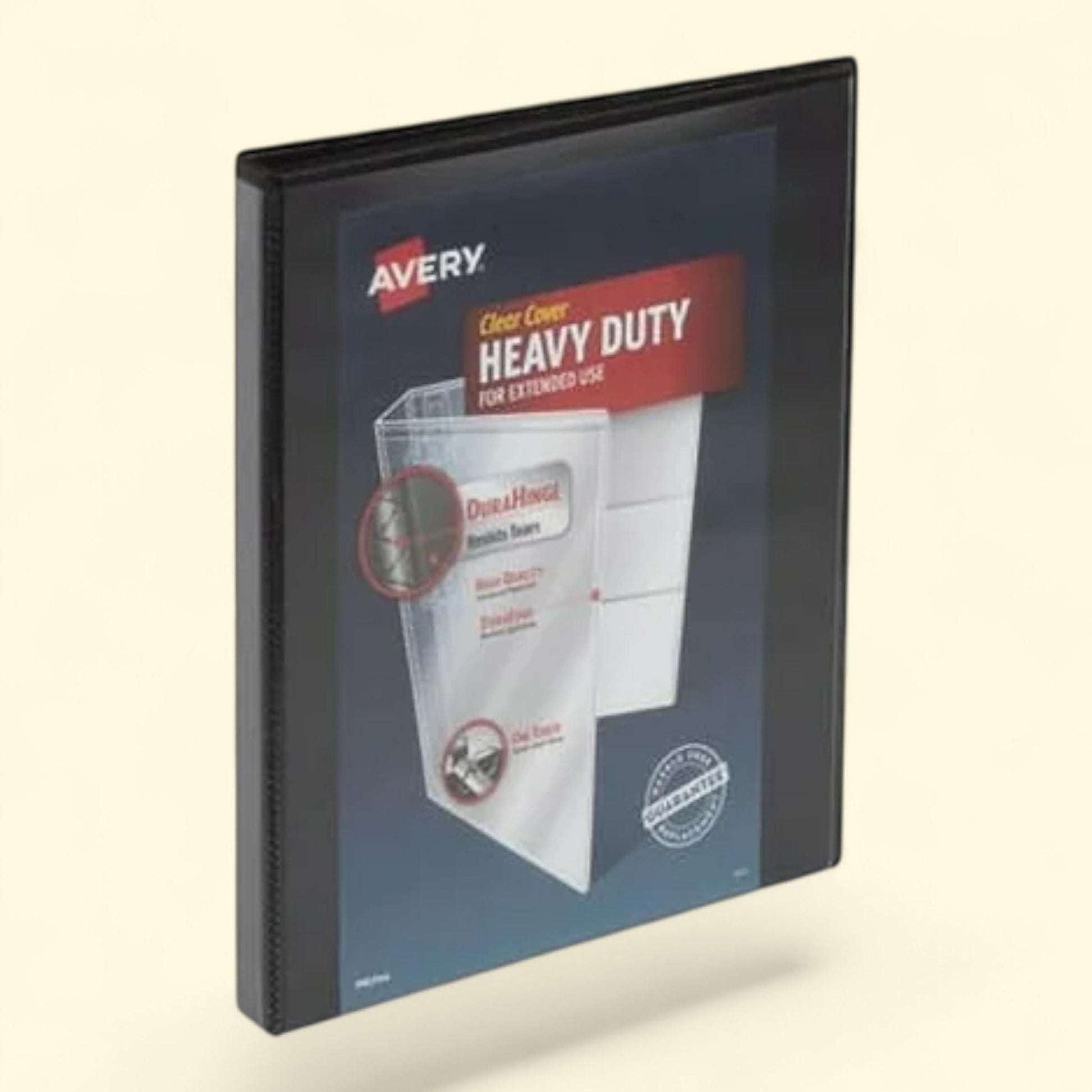 Heavy-Duty View Binder, 0.5" Capacity, 11 x 8.5, Black — authentic US product shipped worldwide by Treatspree