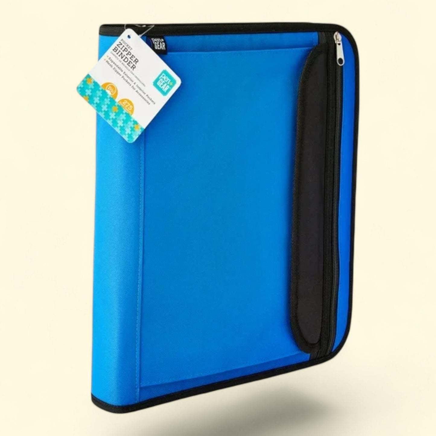 Pen+Gear Pocket Zipper Binder, 1.5", Blue — authentic US product shipped worldwide by Treatspree
