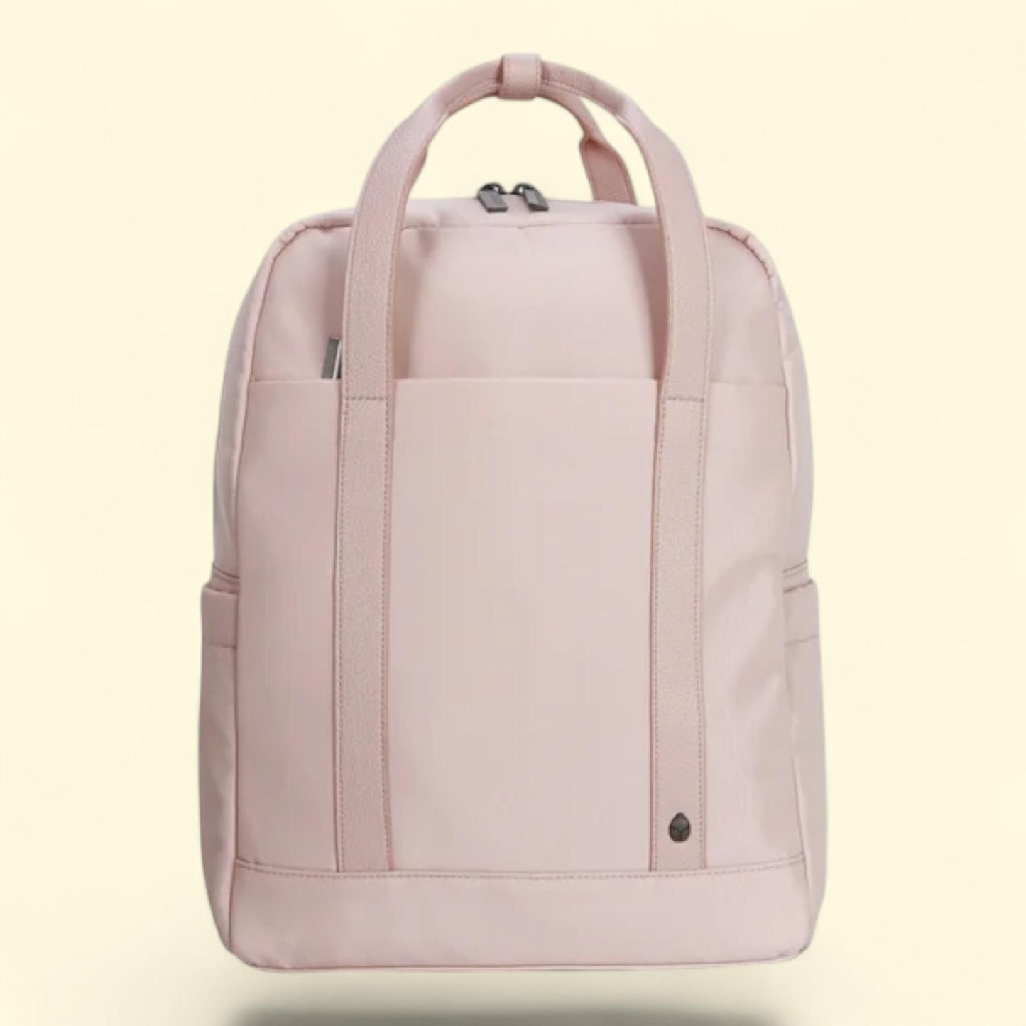 Brand Product, Size: Recycled Nylon Convertible Backpack Tote with 15 inch Laptop Sleeve, 16-inch, Rose Smoke