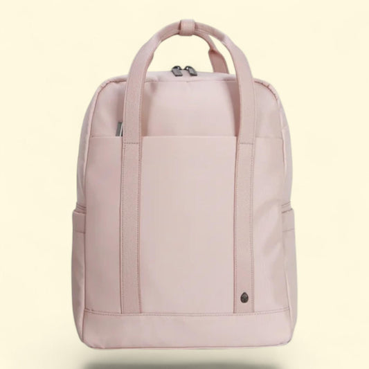 Brand Product, Size: Recycled Nylon Convertible Backpack Tote with 15 inch Laptop Sleeve, 16-inch, Rose Smoke