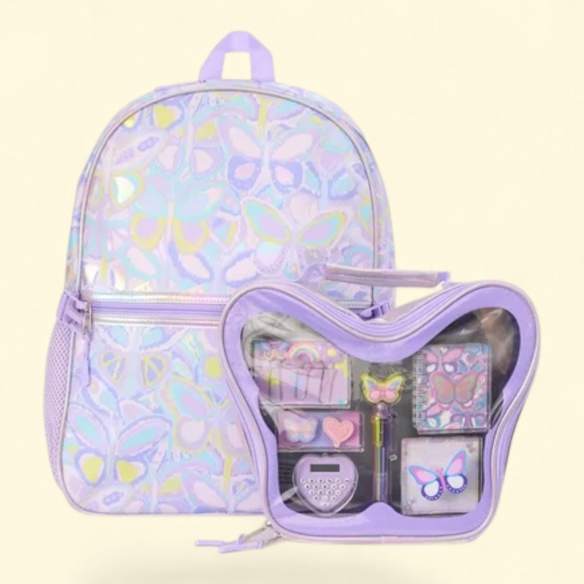 Girls Butterfly Backpack, 17" — authentic US product shipped worldwide by Treatspree