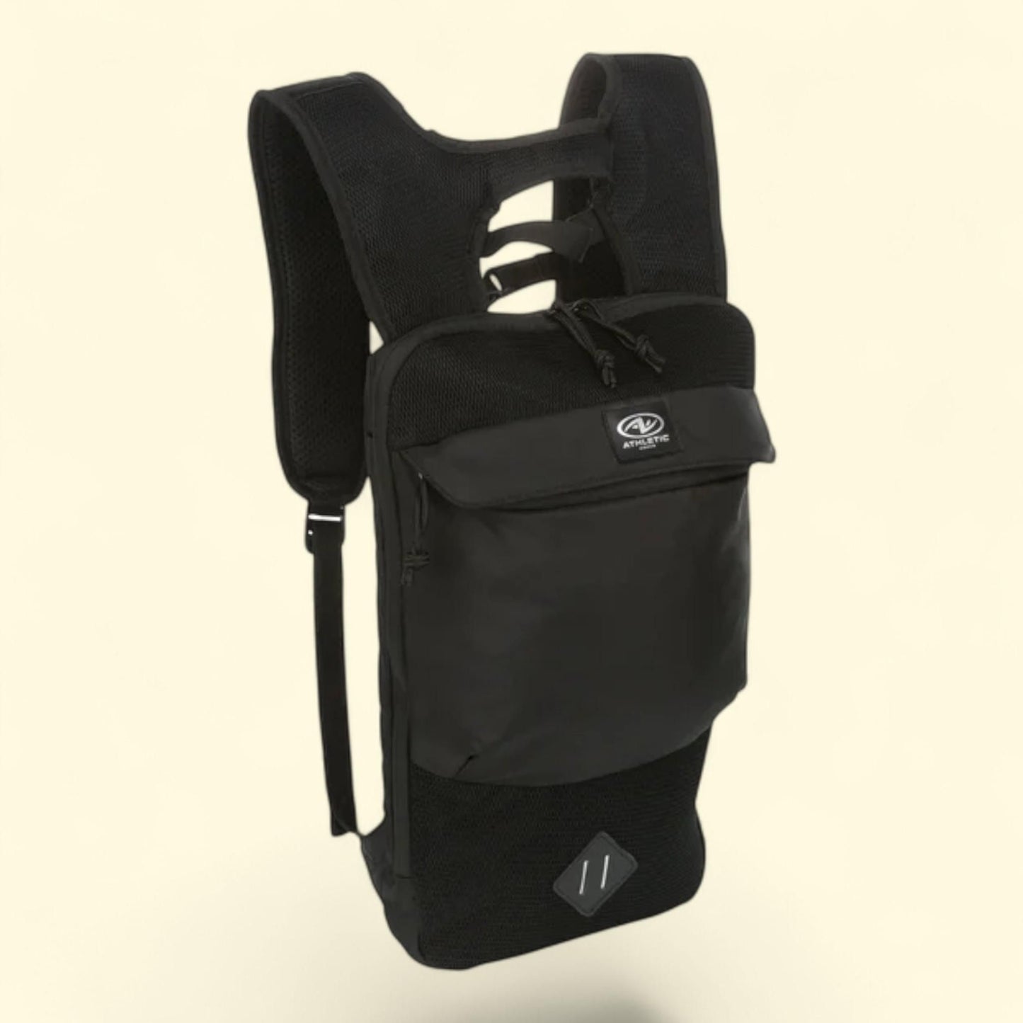 Black Slim Workout Backpack, 7.5 Liter