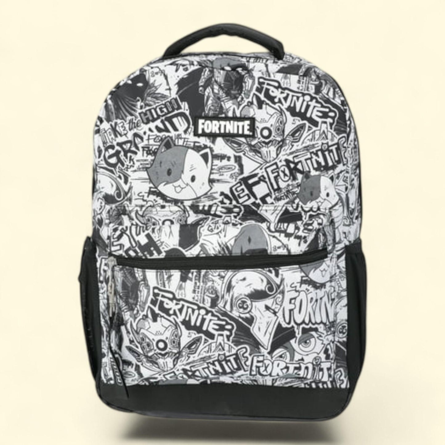 Allover Comic Print Boys Backpack, 17"