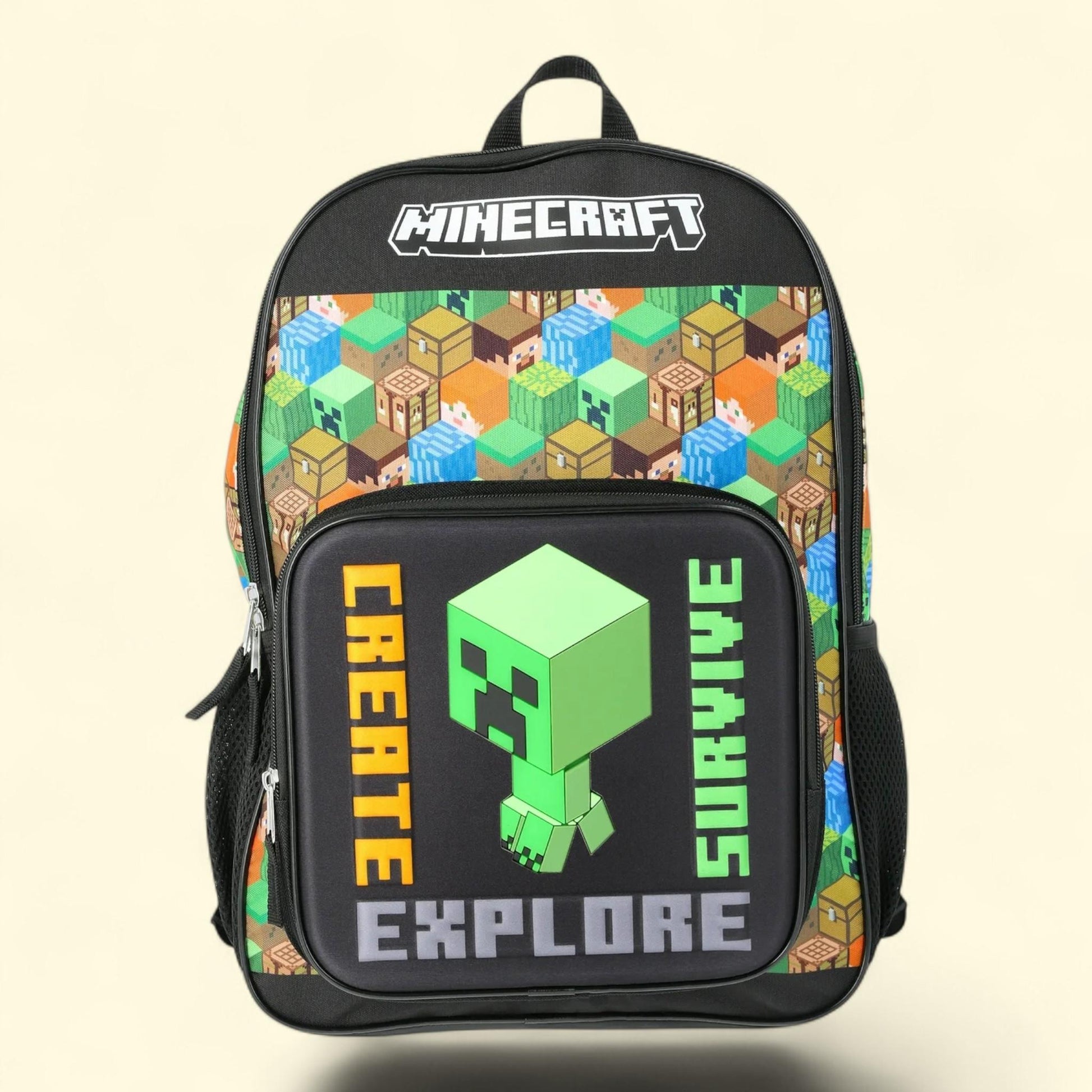 Creeper Boys' 17" Light Up Backpack, Black/Green — authentic US product shipped worldwide by Treatspree