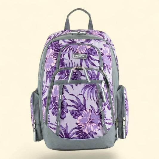 Diamond Expandable Backpack, Hibiscus Edge