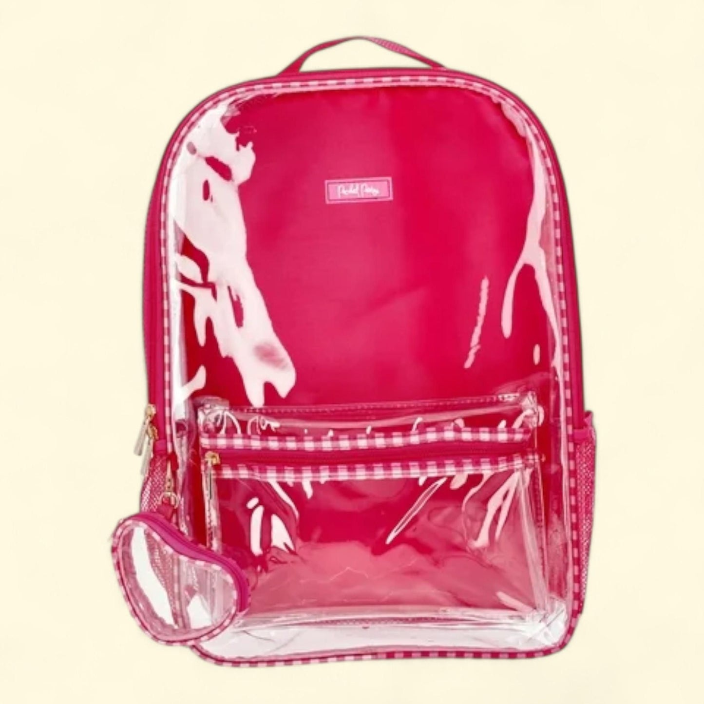 Girls' Check Me Out Backpack, Pink Gingham