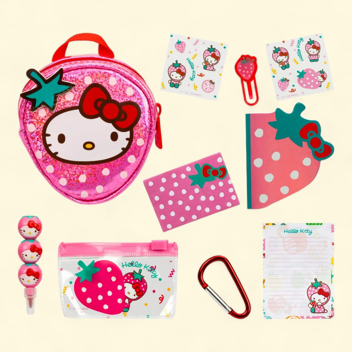 Hello Kitty Scented Backpacks, 6 Mini Stationery, Ages 6+ Styles Vary