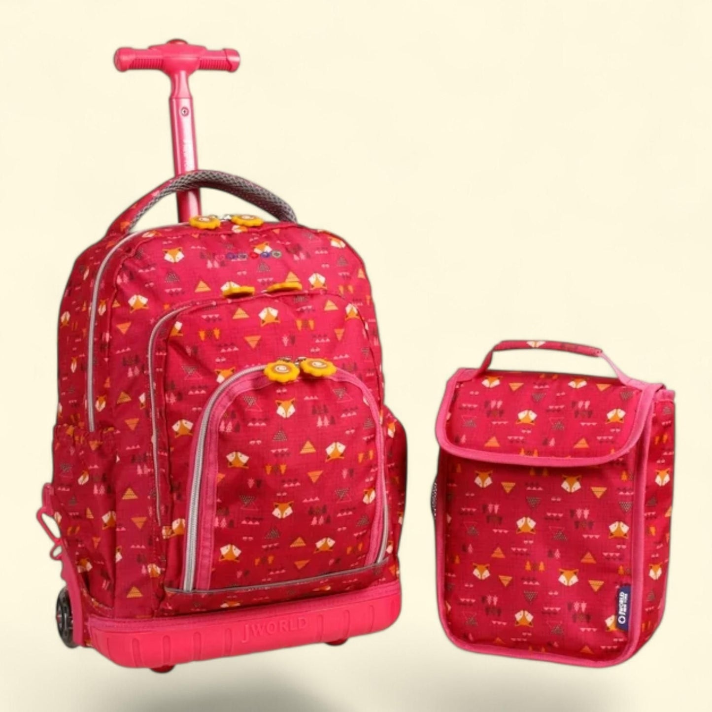 Sac à dos à roulettes J World Lollipop 40 cm pour enfants avec sac isotherme pour le déjeuner