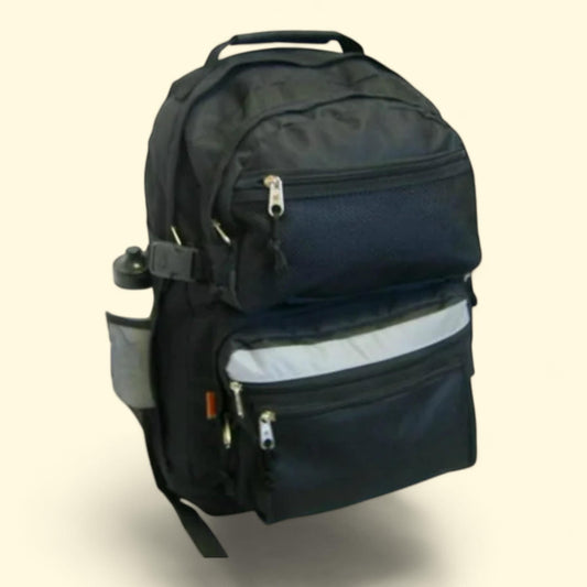 Sac à dos noir, 48 cm