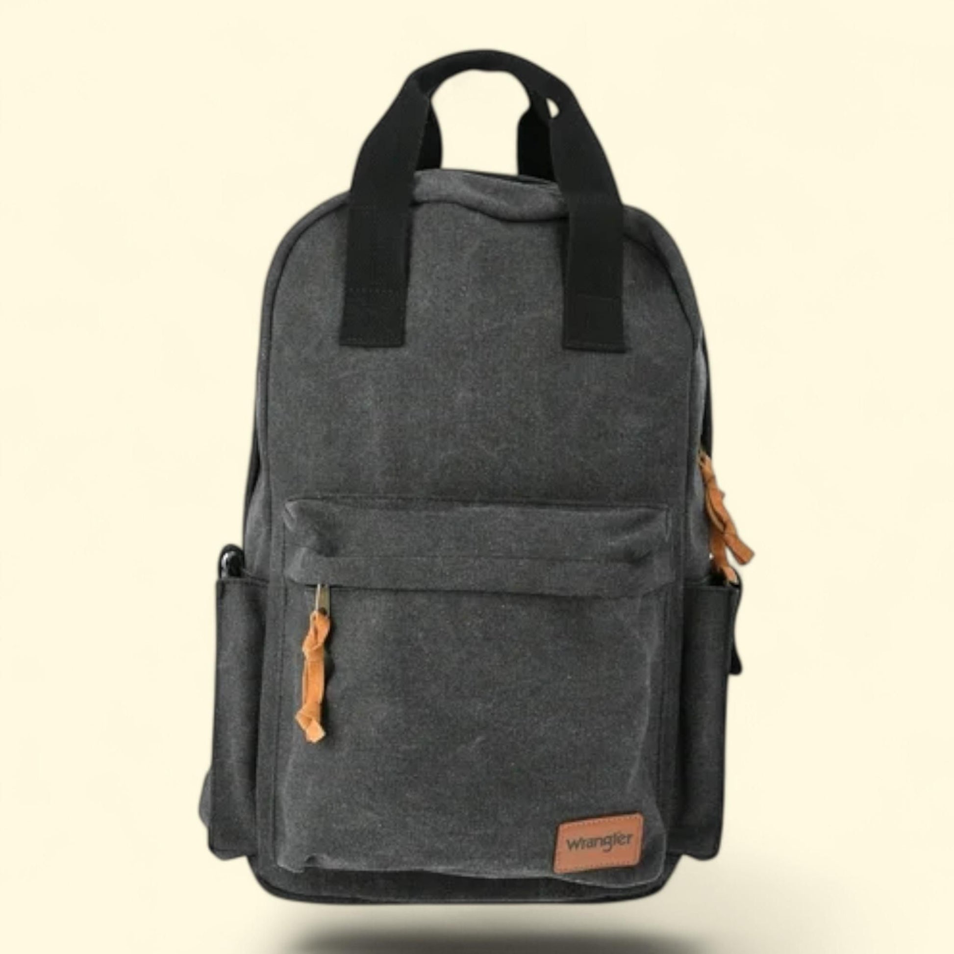 Brand Product, Size: Washed Canvas Laptop Backpack, 17" Black — authentic US product shipped worldwide by Treatspree