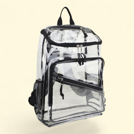 Unisex Top Loader Backpack, Black